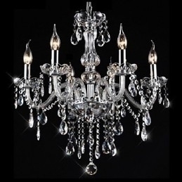 Designer Touch Decorative Traditional Classic Vintage Crystal Electroplated Crystal Chandelier