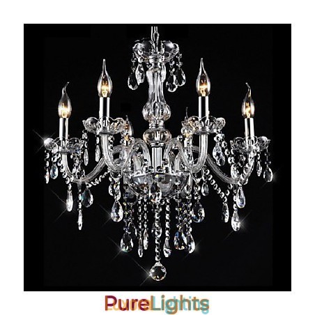 Designer Touch Decorative Traditional Classic Vintage Crystal Electroplated Crystal Chandelier