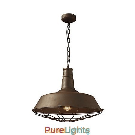 Designer Touch Decorative Retro Pendant Lamp 1 Light Old Metal Materila Shade Shop