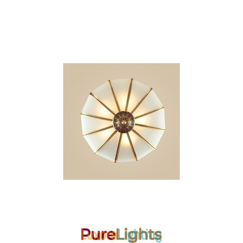 Designer Touch Decorative The Classical Copper Semi Ceiling lamp Copper Porch