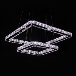 Designer Touch Decorative Modern Contemporary Crystal Metal Pendant Light