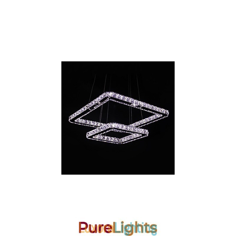 Designer Touch Decorative Modern Contemporary Crystal Metal Pendant Light