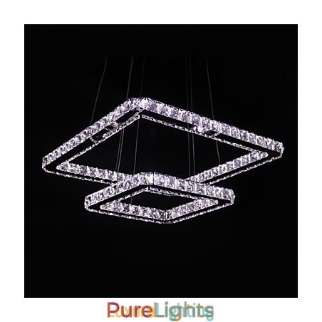 Designer Touch Decorative Modern Contemporary Crystal Metal Pendant Light