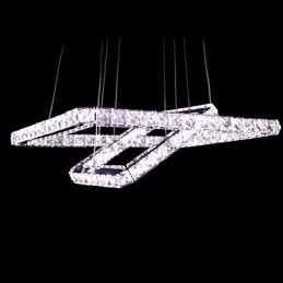 Designer Touch Decorative Modern Contemporary Crystal Metal Pendant Light
