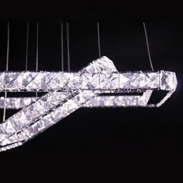 Designer Touch Decorative Modern Contemporary Crystal Metal Pendant Light