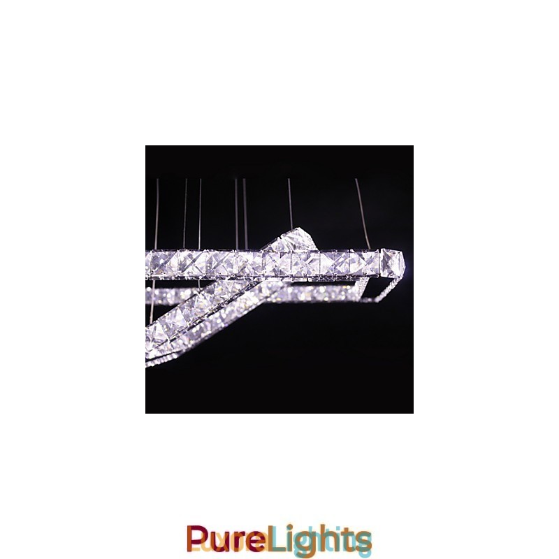 Designer Touch Decorative Modern Contemporary Crystal Metal Pendant Light