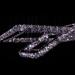 Designer Touch Decorative Modern Contemporary Crystal Metal Pendant Light