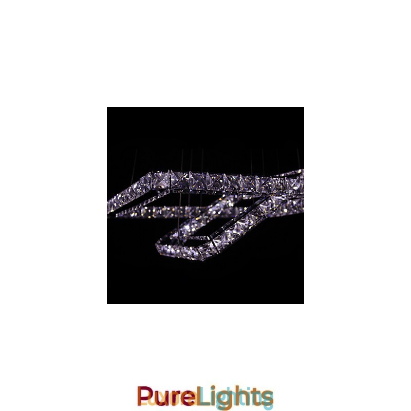 Designer Touch Decorative Modern Contemporary Crystal Metal Pendant Light