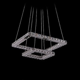 Designer Touch Decorative Modern Contemporary Crystal Metal Pendant Light