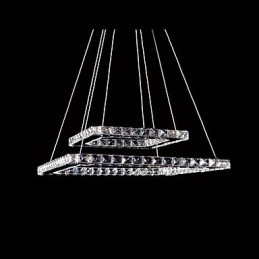 Designer Touch Decorative Modern Contemporary Crystal Metal Pendant Light