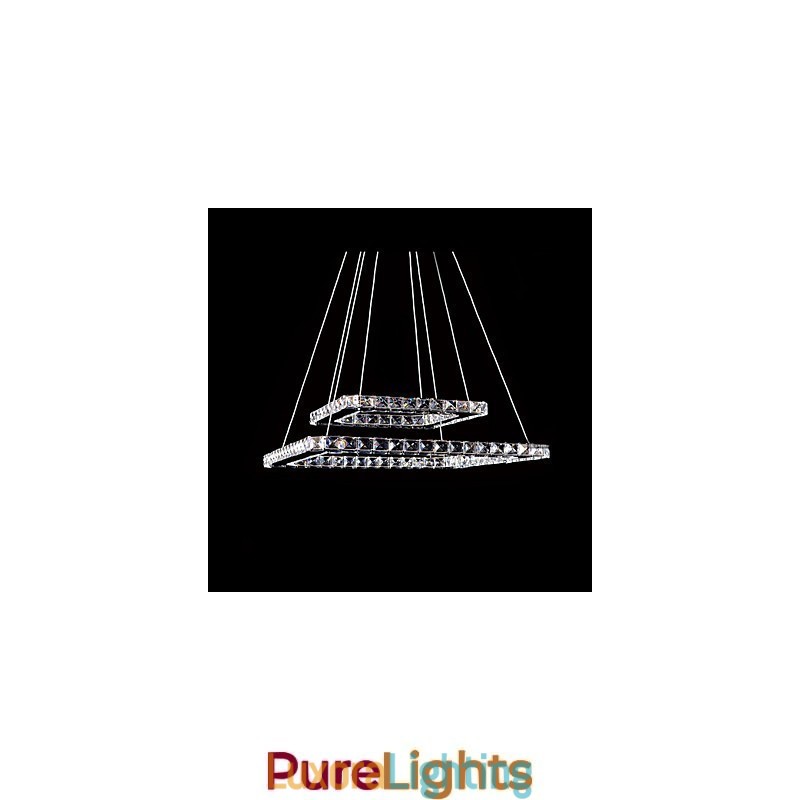 Designer Touch Decorative Modern Contemporary Crystal Metal Pendant Light