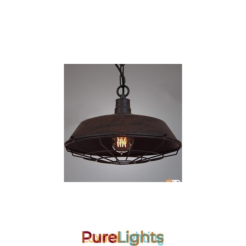 Designer Touch Decorative 1 Light Vintage Metal Pendant Light