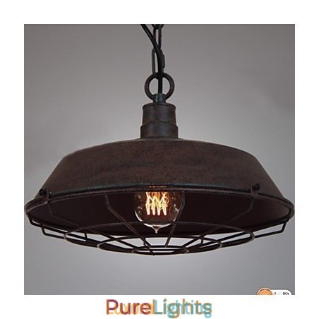 Designer Touch Decorative 1 Light Vintage Metal Pendant Light