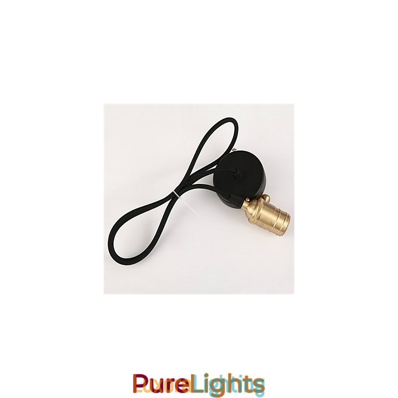 Designer Touch Decorative American Retro Minimalist Single Copper Chandelier Lamp