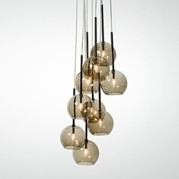 Designer Touch Decorative Country Mini Style Painting Metal Pendant Light