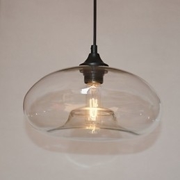 Designer Touch Decorative Modern Characteristic Pendant 1 Light With Transparent Shade