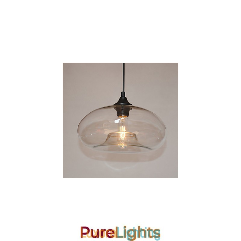 Designer Touch Decorative Modern Characteristic Pendant 1 Light With Transparent Shade