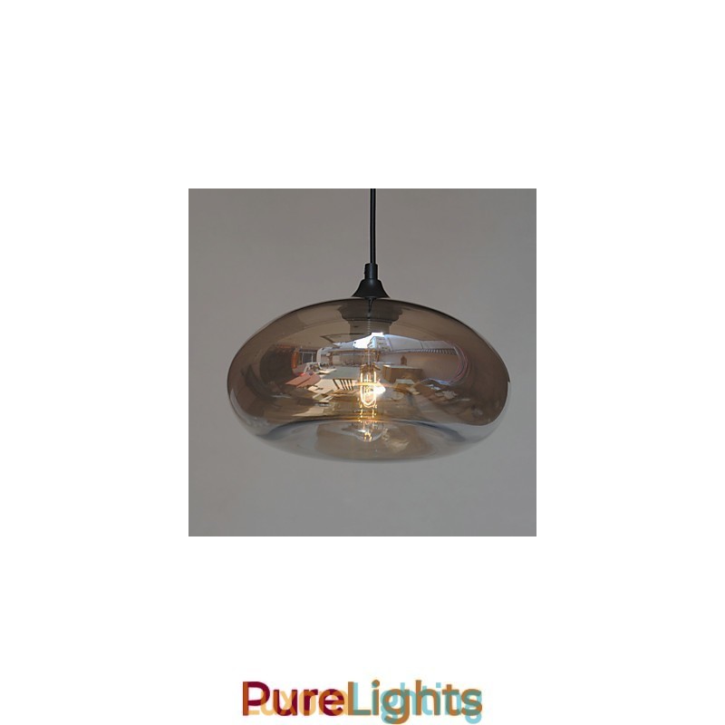Designer Touch Decorative Modern Characteristic Pendant 1 Light With Transparent Shade