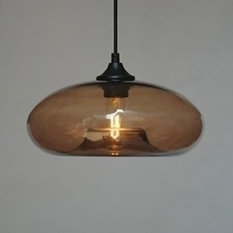 Designer Touch Decorative Modern Characteristic Pendant 1 Light With Transparent Shade