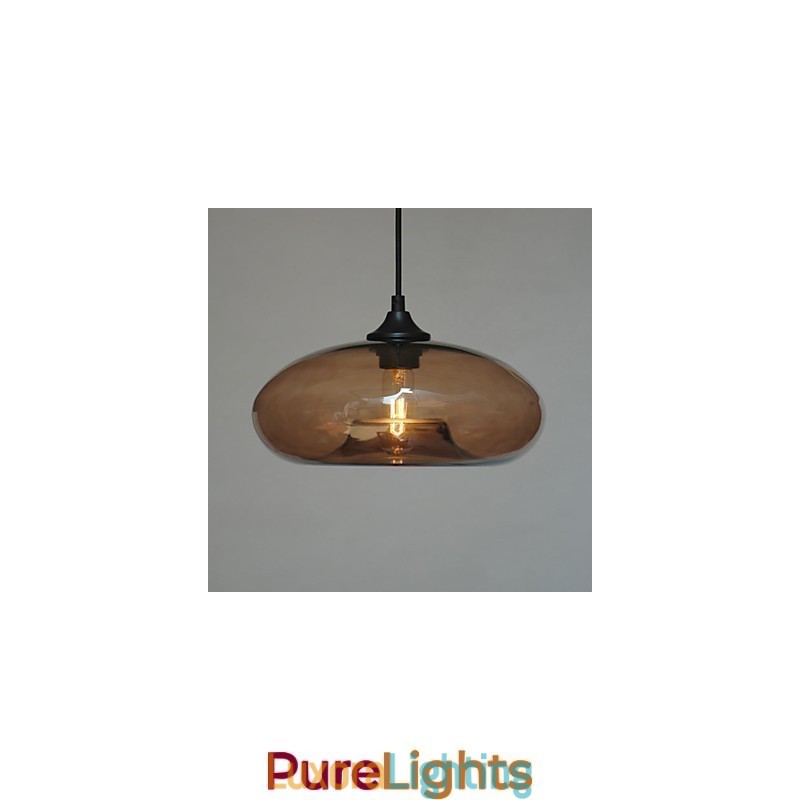 Designer Touch Decorative Modern Characteristic Pendant 1 Light With Transparent Shade