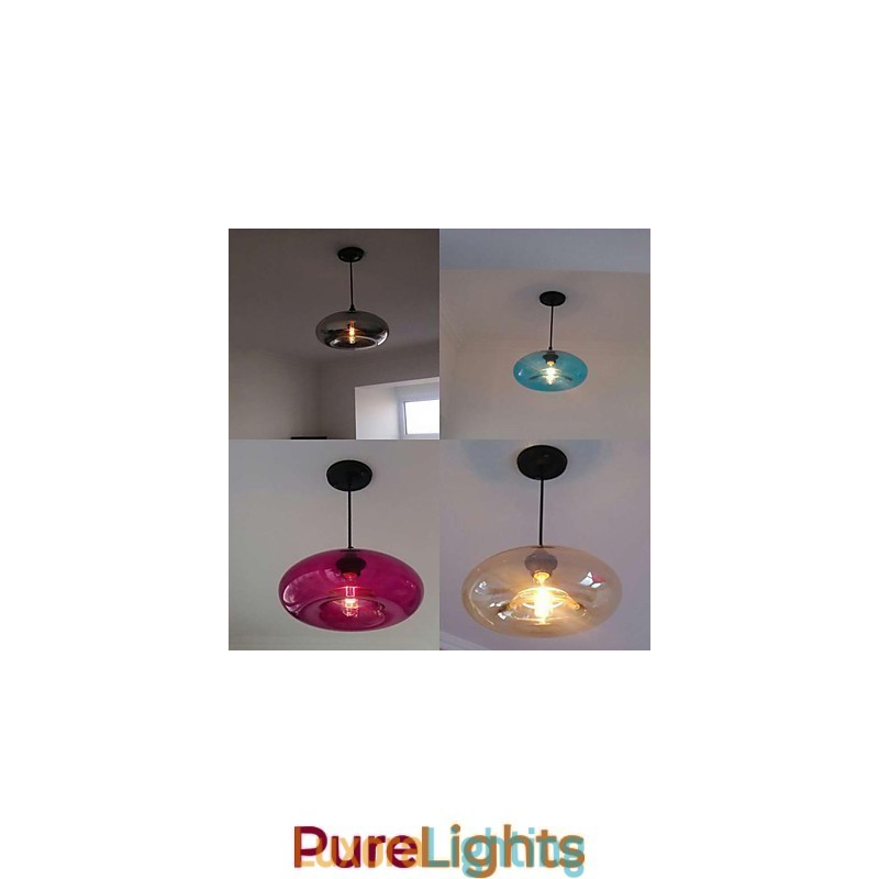 Designer Touch Decorative Modern Characteristic Pendant 1 Light With Transparent Shade