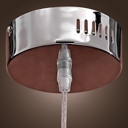 Designer Touch Decorative Modern Contemporary Globe Mini Style Chrome Metal Pendant Light