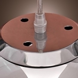 Designer Touch Decorative Modern Contemporary Globe Mini Style Chrome Metal Pendant Light