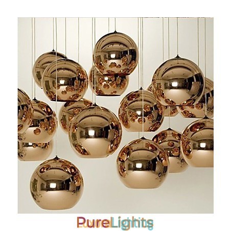 Designer Touch Decorative Creative Simple Glass Nordic Retro Electroplating Ball Pendant Lamp Light