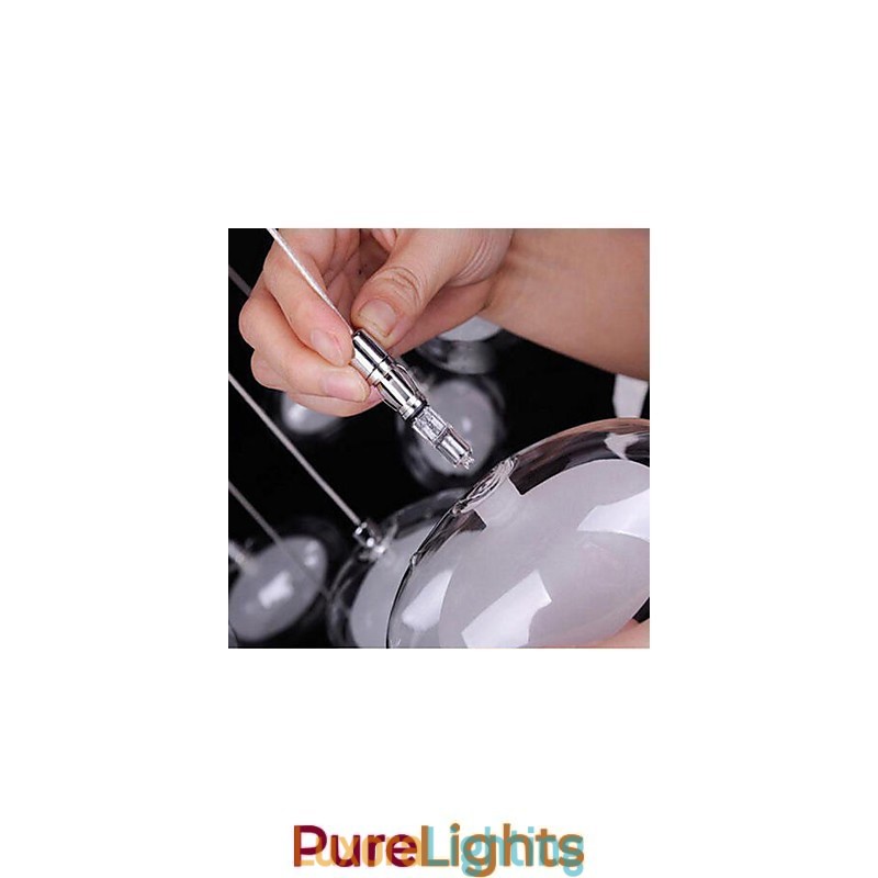 Designer Touch Decorative Modern Contemporary Chrome Metal Pendant Light