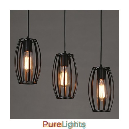 Designer Touch Decorative Creative Loft Restoring Ancient Ways Single Head Wrought Iron Chandelier Lamp