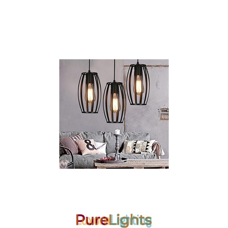 Designer Touch Decorative Creative Loft Restoring Ancient Ways Single Head Wrought Iron Chandelier Lamp