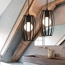 Designer Touch Decorative Creative Loft Restoring Ancient Ways Single Head Wrought Iron Chandelier Lamp