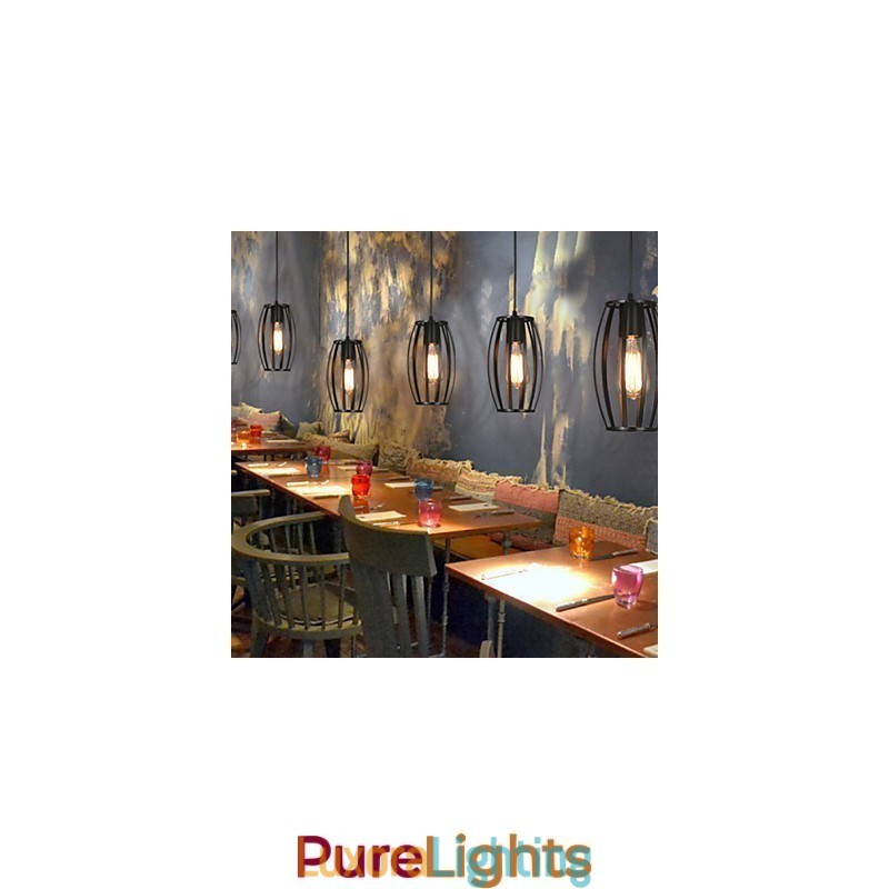 Designer Touch Decorative Creative Loft Restoring Ancient Ways Single Head Wrought Iron Chandelier Lamp