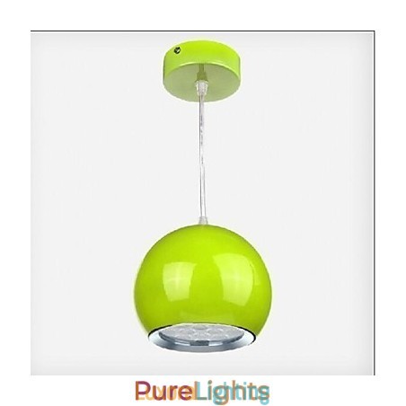 Designer Touch Decorative Modern Contemporary Globe Painting Metal Pendant Light