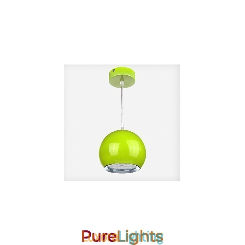 Designer Touch Decorative Modern Contemporary Globe Painting Metal Pendant Light