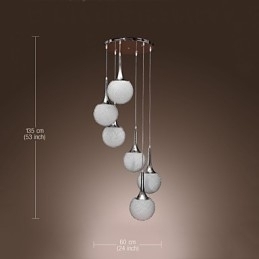 Designer Touch Decorative Modern Contemporary Globe Electroplated Metal Flush Mount