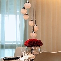 Designer Touch Decorative Modern Contemporary Globe Electroplated Metal Flush Mount