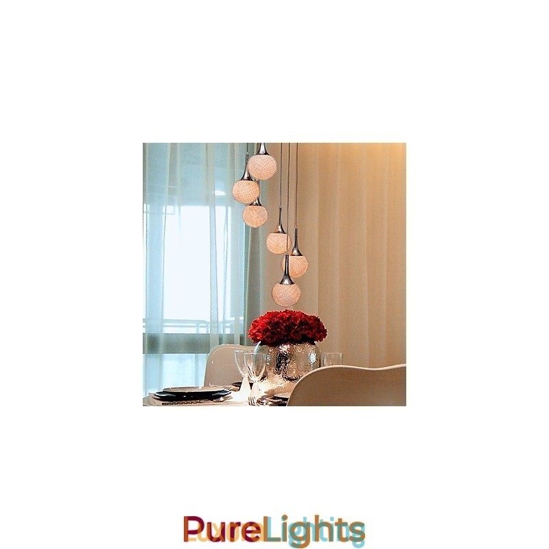 Designer Touch Decorative Modern Contemporary Globe Electroplated Metal Flush Mount