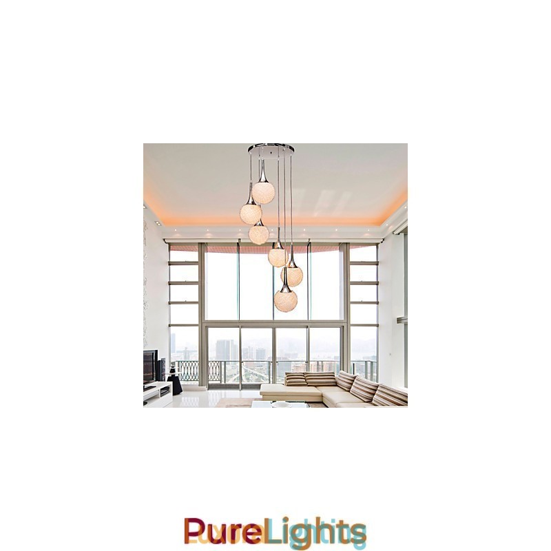 Designer Touch Decorative Modern Contemporary Globe Electroplated Metal Flush Mount