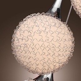 Designer Touch Decorative Modern Contemporary Globe Electroplated Metal Flush Mount