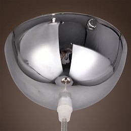 Designer Touch Decorative 60 Modern Contemporary Globe Electroplated Metal Pendant Light