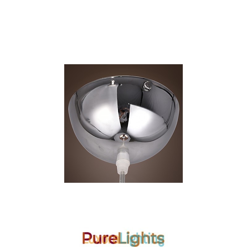 Designer Touch Decorative 60 Modern Contemporary Globe Electroplated Metal Pendant Light