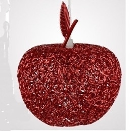 Designer Touch Decorative Woven Aluminum Chandelier With Seven Head Lamp Apple