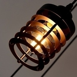 Designer Touch Decorative Vintage Edison Multiple Ajustable DIY Ceiling Lamp Light Pendant Lighting Chandelier Modern Chic Industrial Dining