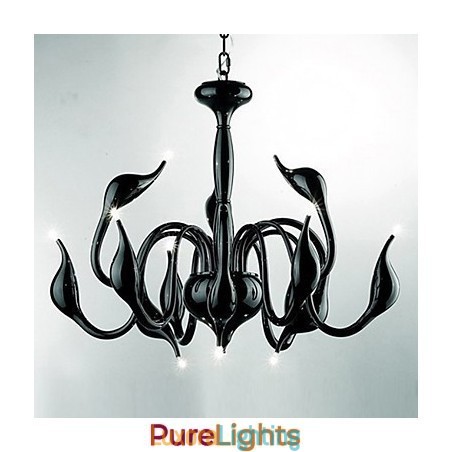 Designer Touch Decorative Modern Contemporary Candle Style Electroplated Metal Chandelier