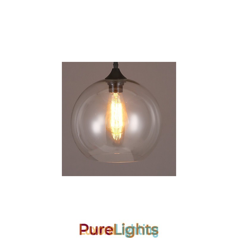 Designer Touch Decorative Creative Nordic Contracted Rural Glass Ball Single Head DropLight