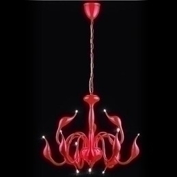 Designer Touch Decorative Modern Contemporary Candle Style Electroplated Metal Chandelier