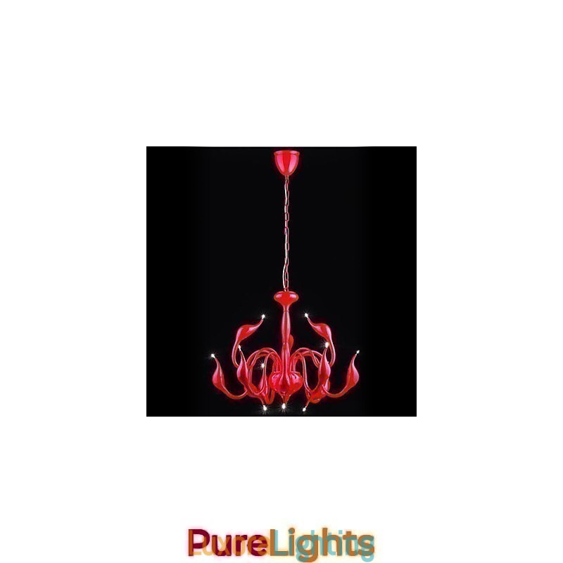 Designer Touch Decorative Modern Contemporary Candle Style Electroplated Metal Chandelier