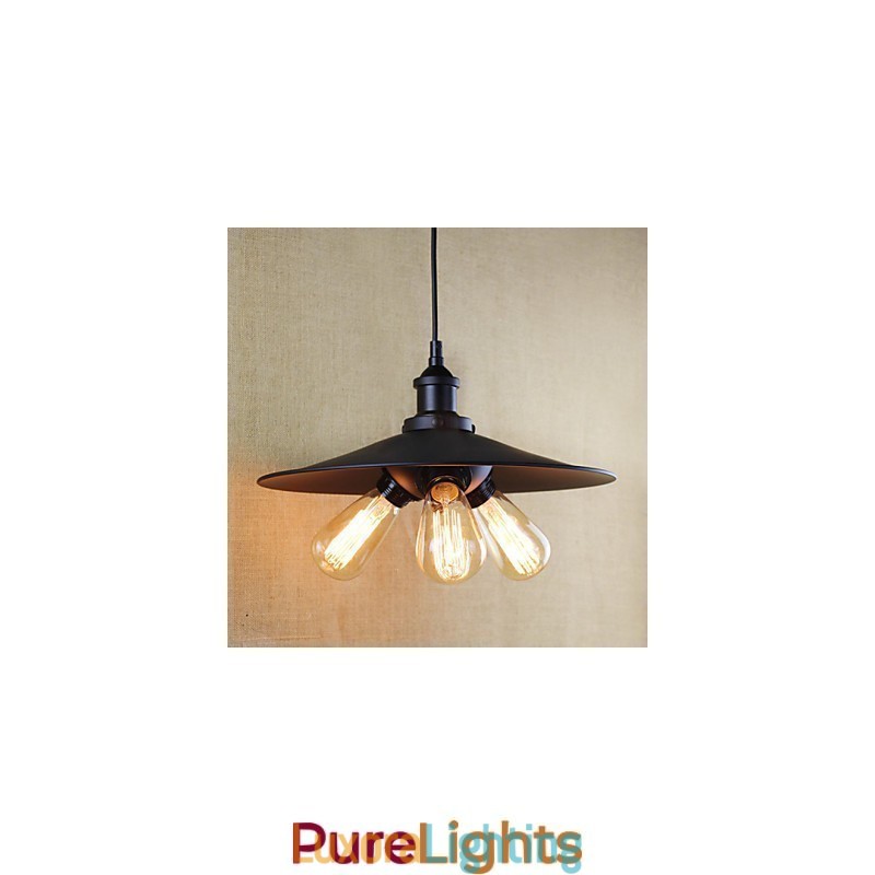 Designer Touch Decorative Pendant Lights Traditional Classic Vintage Retro Country Garage Metal