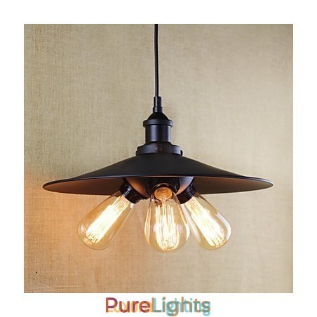 Designer Touch Decorative Pendant Lights Traditional Classic Vintage Retro Country Garage Metal